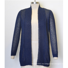 100% Poliéster Mujer Thin Open Cardigan